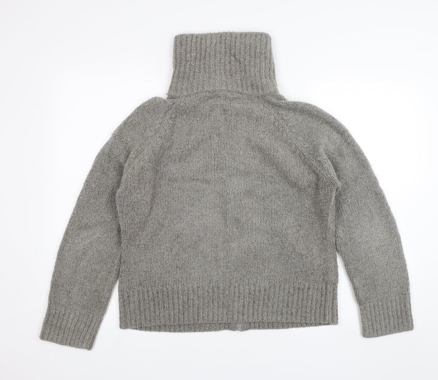 Dorothy Perkins Womens Grey   Full Zip Jumper Size 14