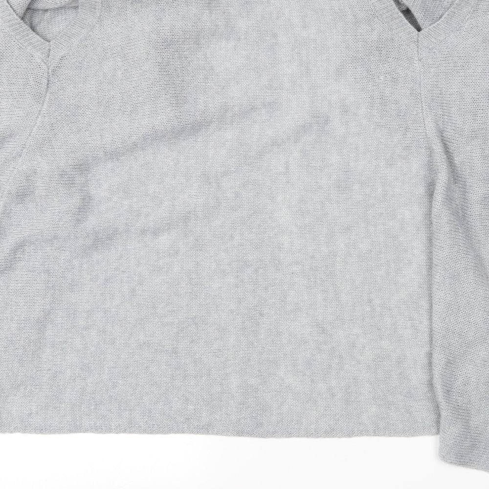 Internacionale Womens Grey   Cardigan Jumper Size 8