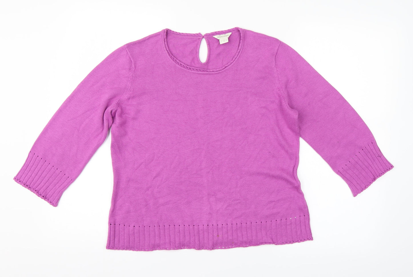 Monsoon Womens Pink   Pullover Jumper Size 12
