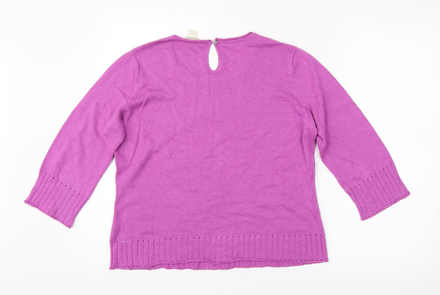 Monsoon Womens Pink   Pullover Jumper Size 12