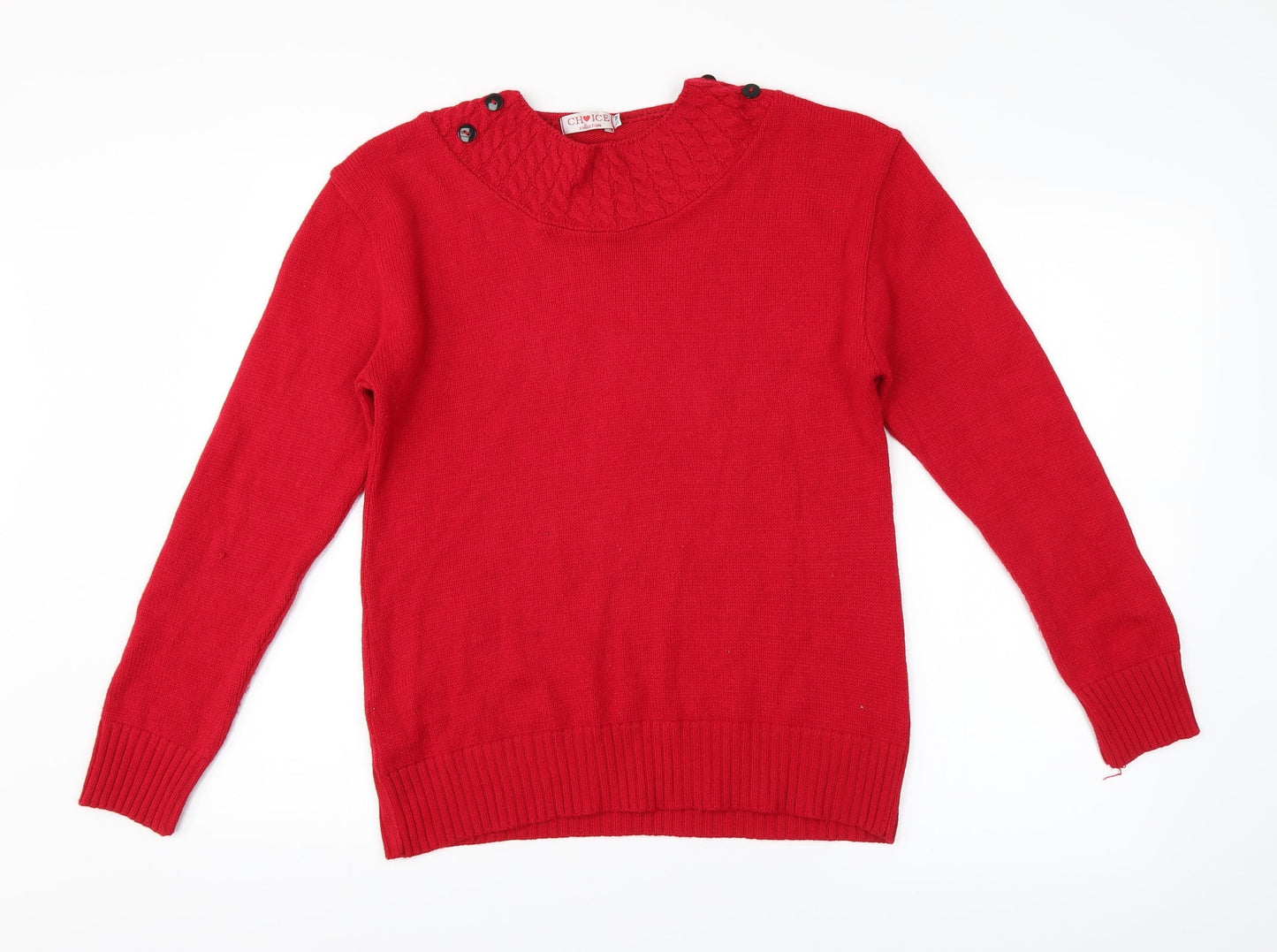 Preworn Womens Red   Pullover Jumper Size S
