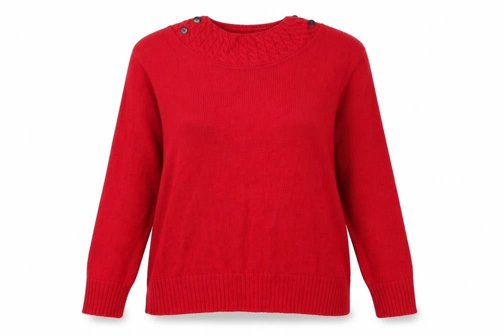 Preworn Womens Red   Pullover Jumper Size S