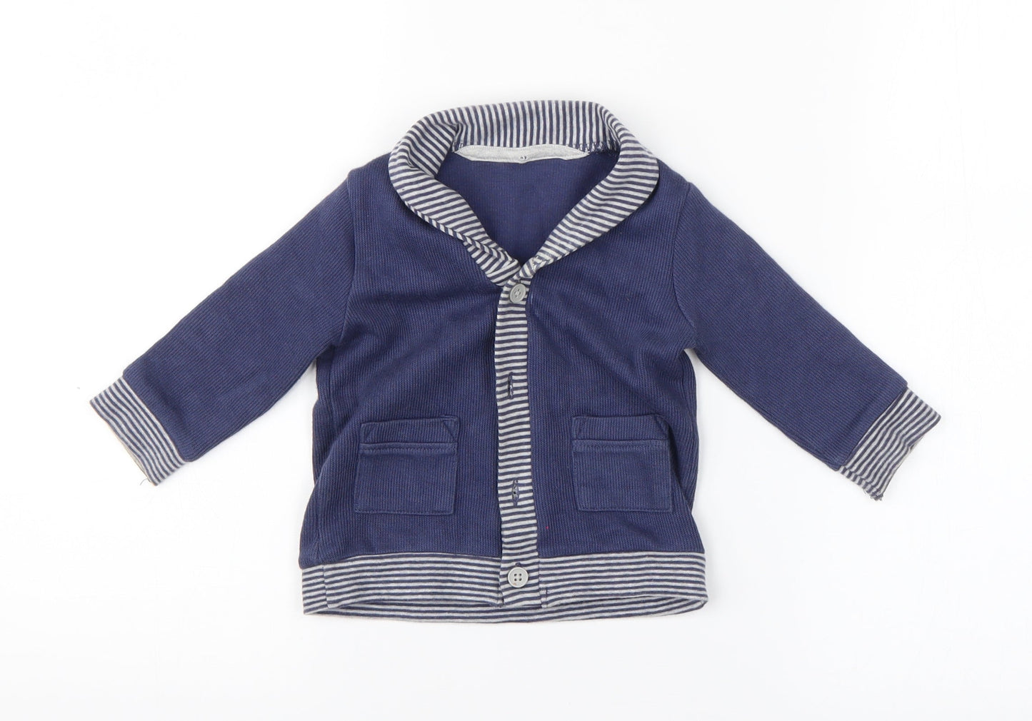 George Baby Blue   Basic Button-Up Size 3-6 Months