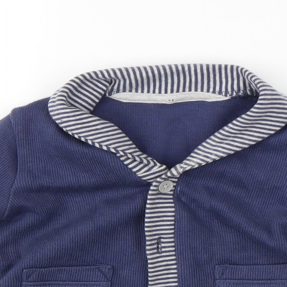 George Baby Blue   Basic Button-Up Size 3-6 Months
