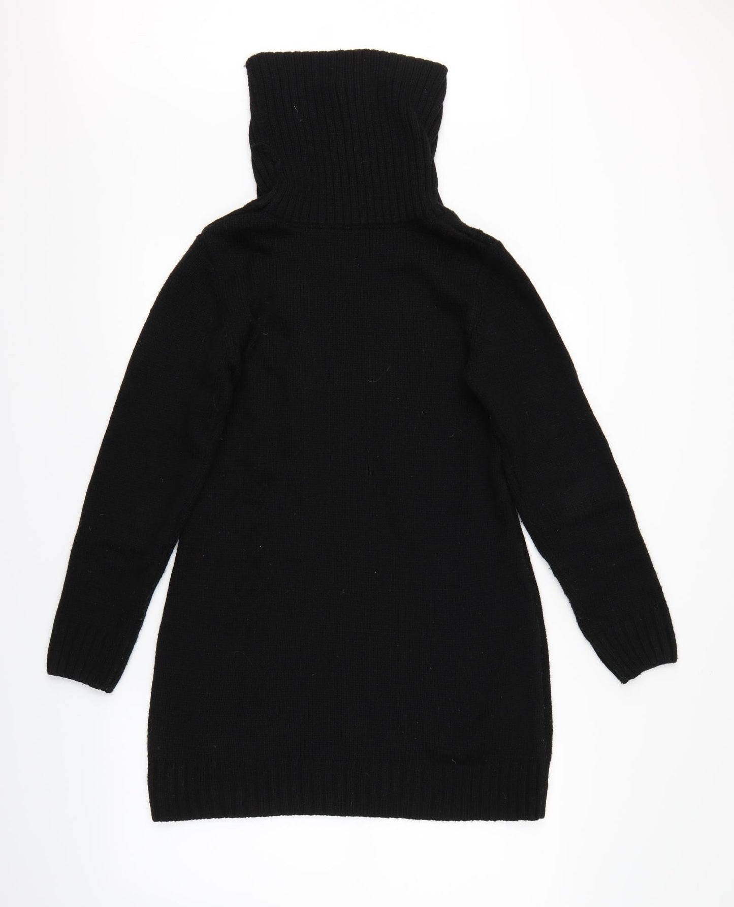 Preworn Womens Black Argyle/Diamond  Pullover Jumper