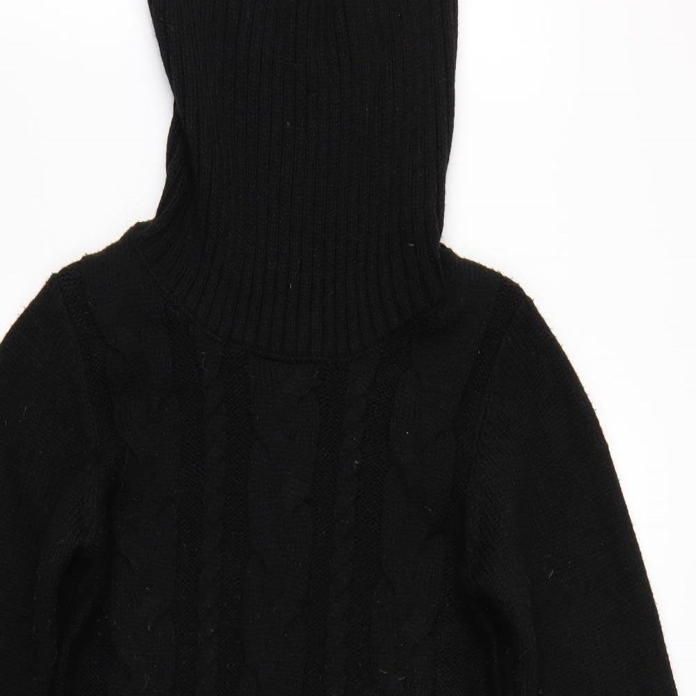 Preworn Womens Black Argyle/Diamond  Pullover Jumper