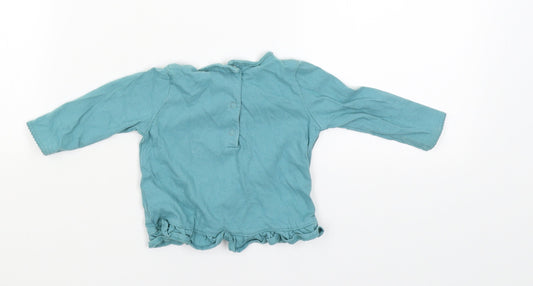 NEXT Boys Blue   Pullover Jumper Size 3-6 Months  - Bunny Hop on it