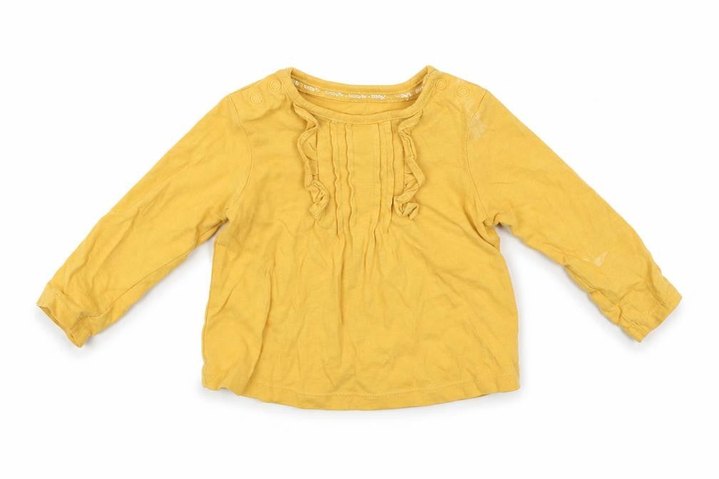 TU Girls Yellow   Pullover Jumper Size 3-6 Months