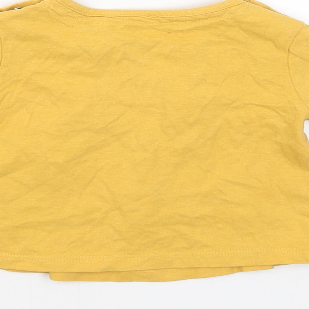 TU Girls Yellow   Pullover Jumper Size 3-6 Months