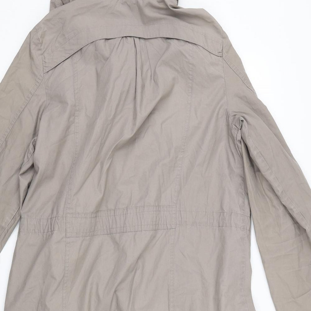 Denim Co Womens Grey   Jacket Coat Size 10