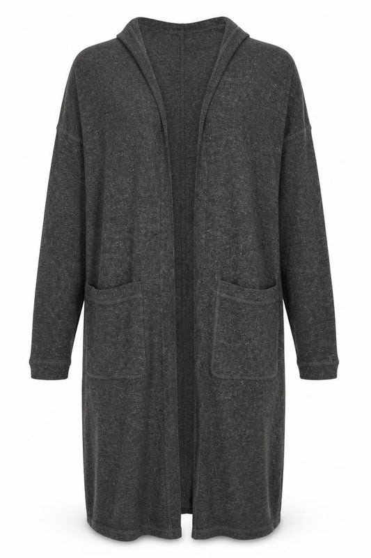 Monki Mens Grey   Jacket Coatigan Size M