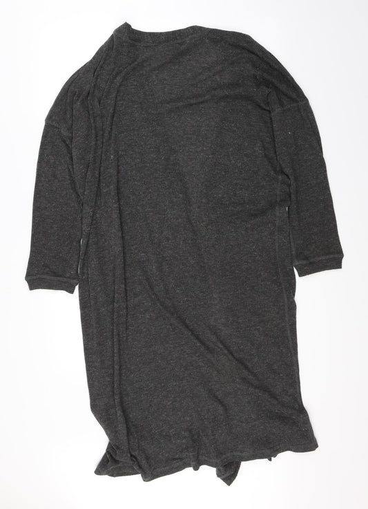 Monki Mens Grey   Jacket Coatigan Size M