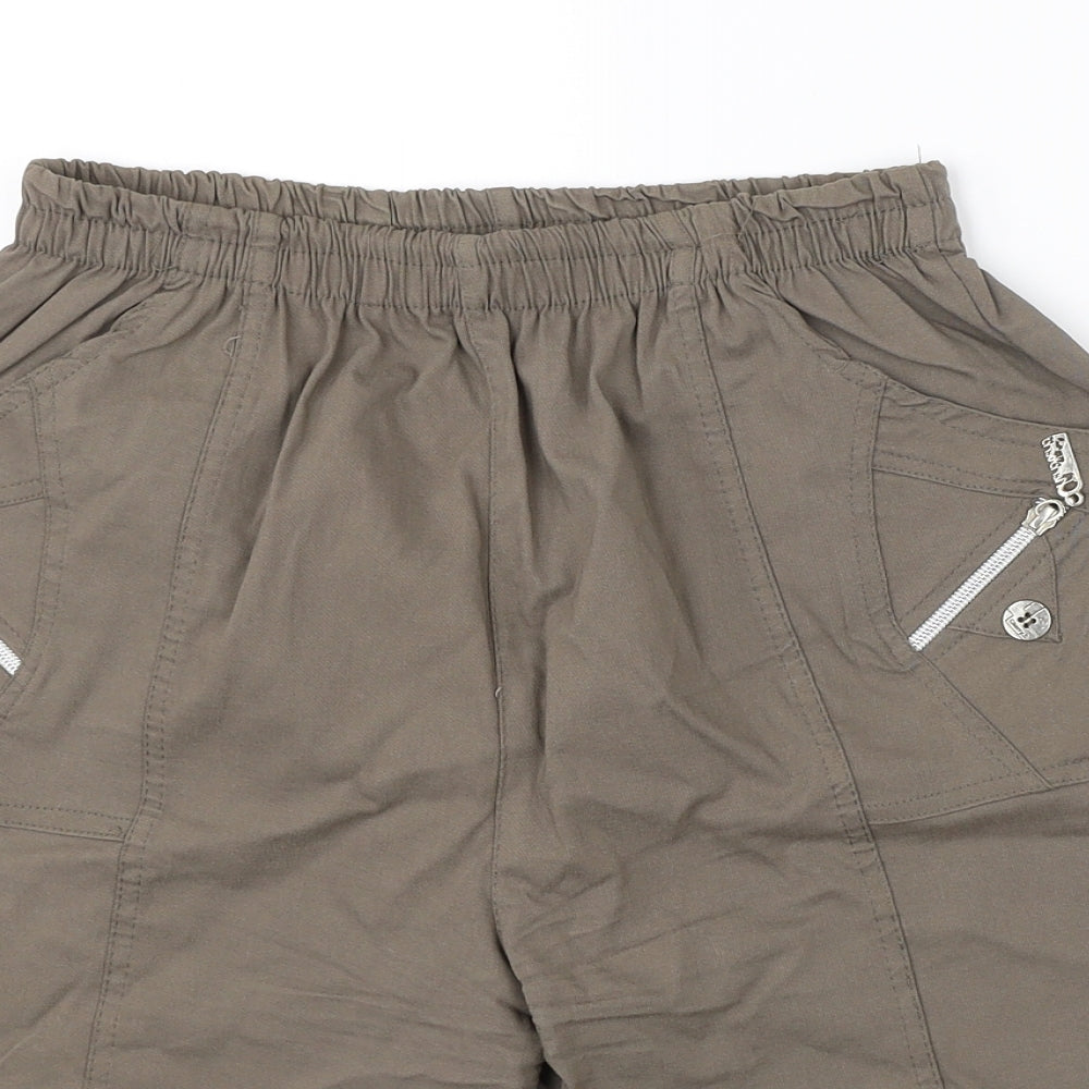 Preworn Womens Brown   Utility Shorts Size 32 in