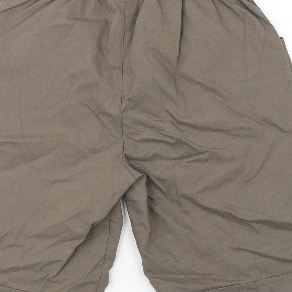 Preworn Womens Brown   Utility Shorts Size 32 in
