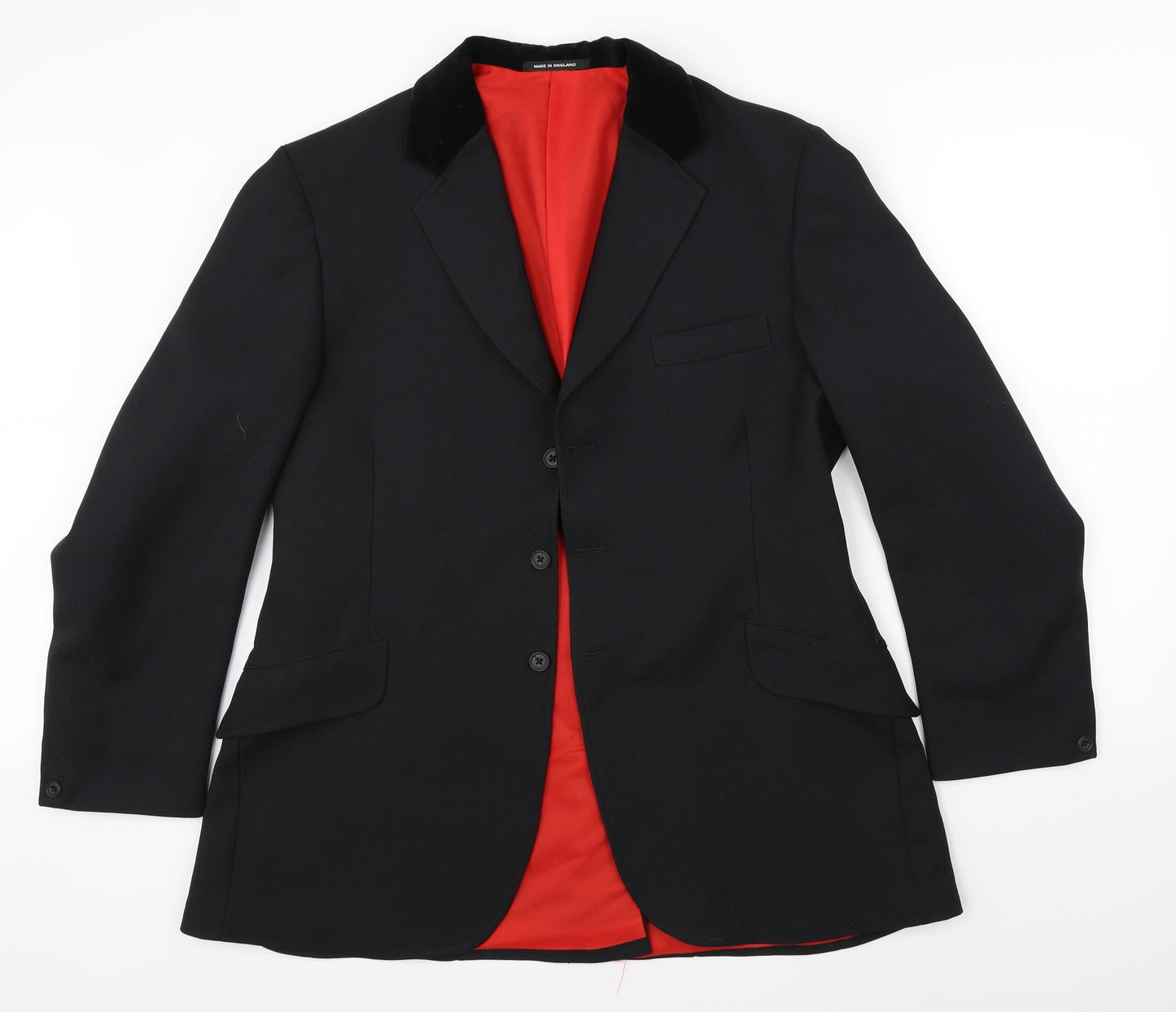 Preworn Womens Black   Jacket Suit Jacket Size 40
