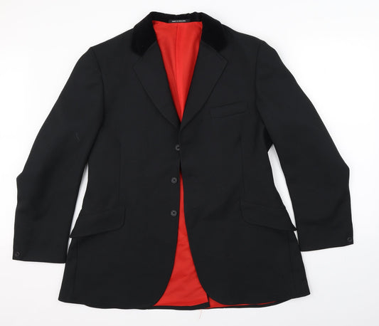 Preworn Womens Black   Jacket Suit Jacket Size 40
