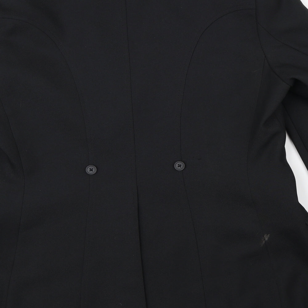 Preworn Womens Black   Jacket Suit Jacket Size 40