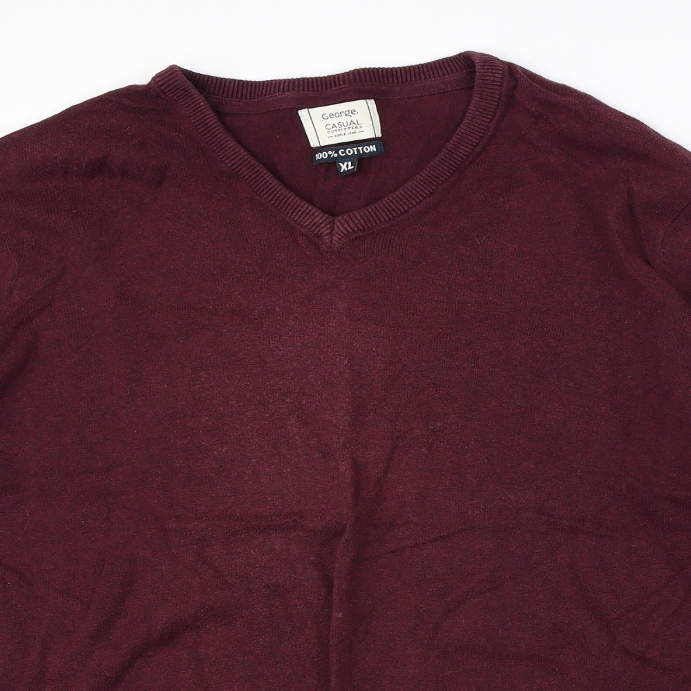 Geogrer Mens Red   Pullover Jumper Size XL