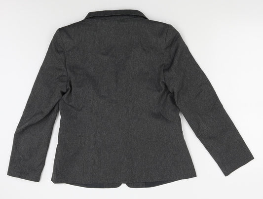 Papaya Womens Grey   Jacket Blazer Size 14