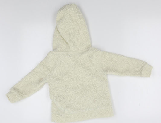 Gap Girls White   Pullover Hoodie Size 5 Years