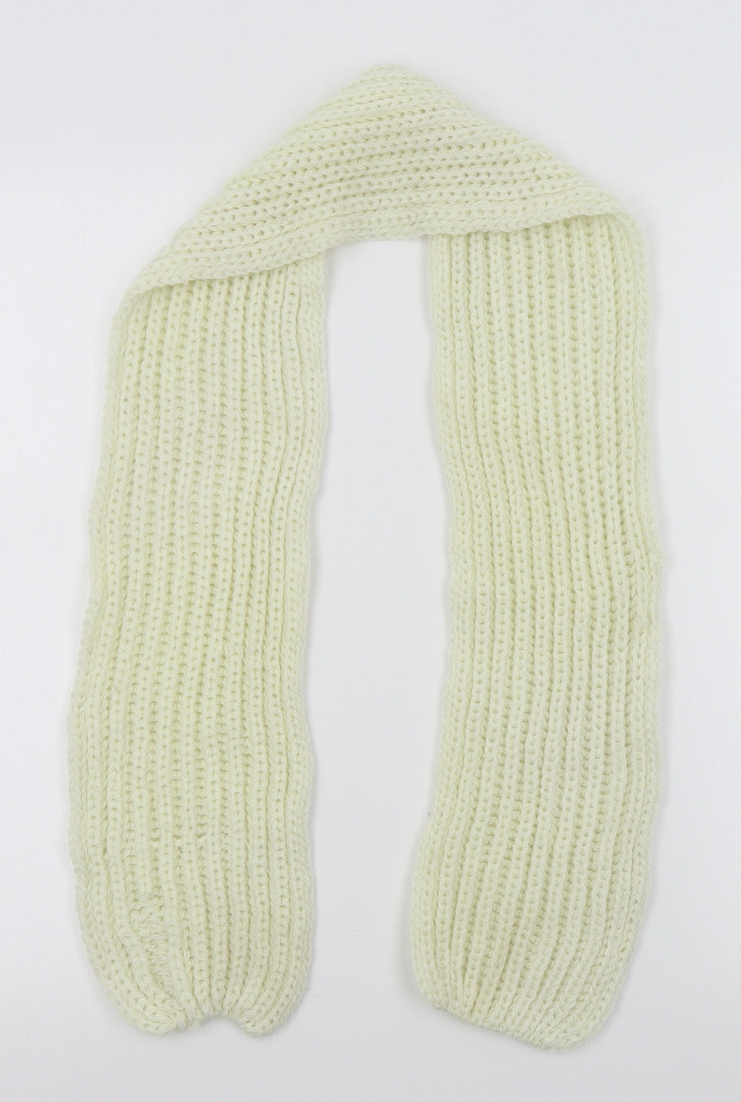 Preworn Womens White    Scarf