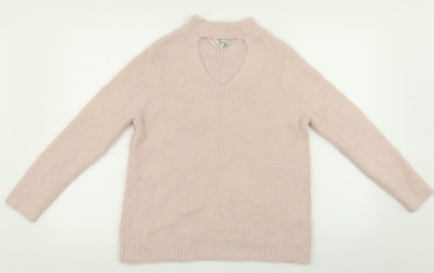 Peacocks Womens Pink   Pullover Jumper Size L