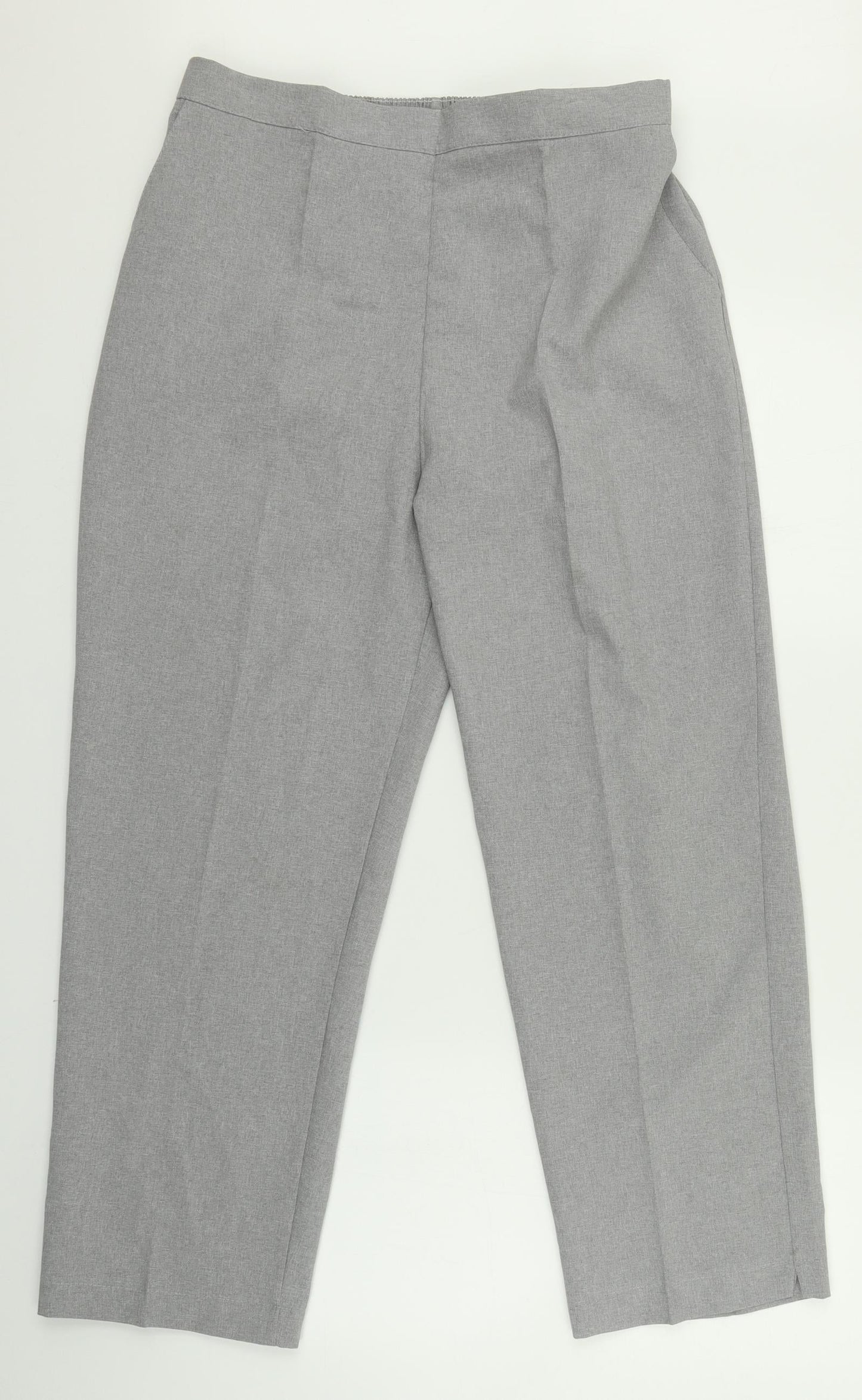Emma Collection Womens Grey   Trousers  Size 18 L26 in