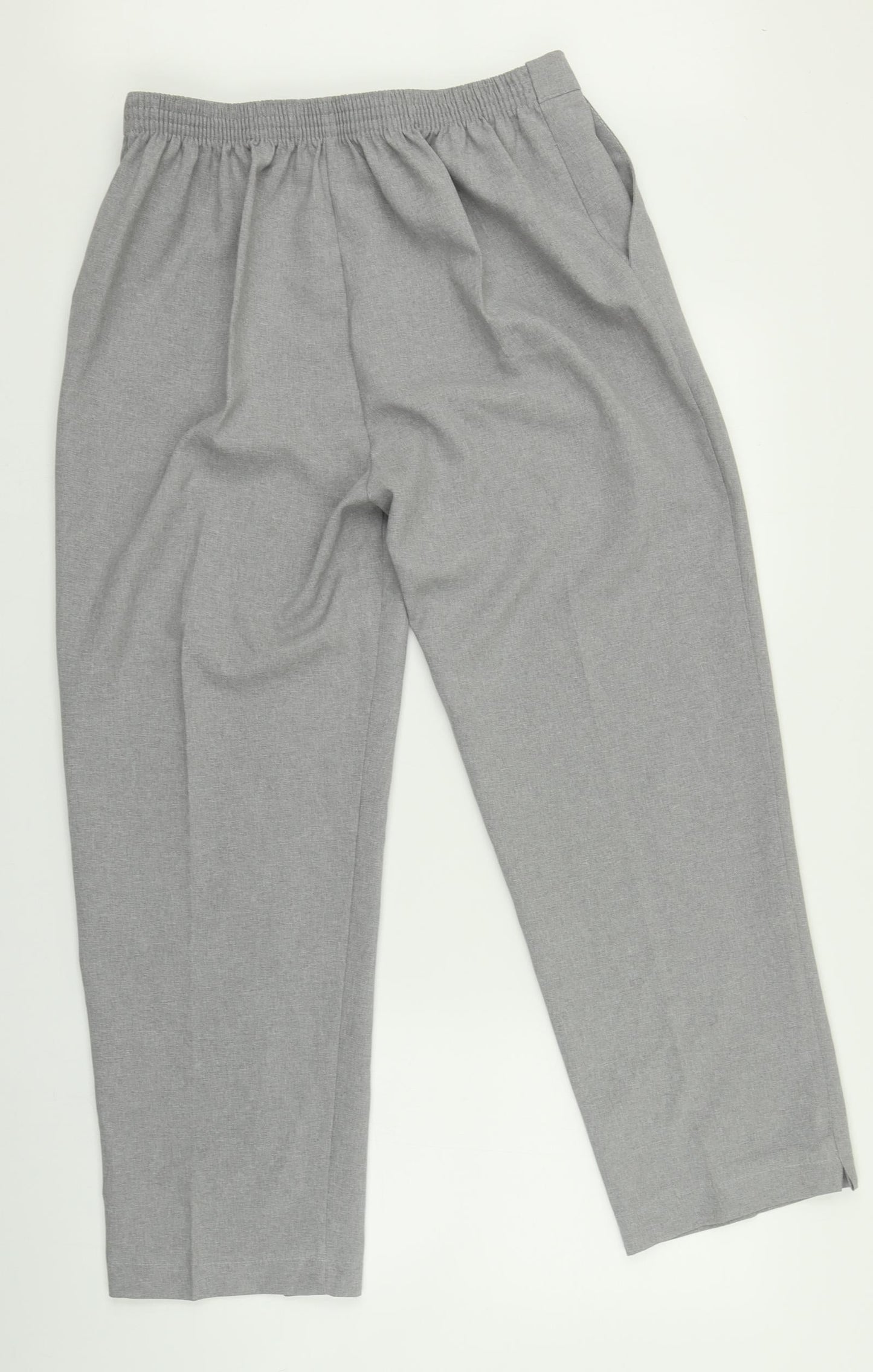 Emma Collection Womens Grey   Trousers  Size 18 L26 in
