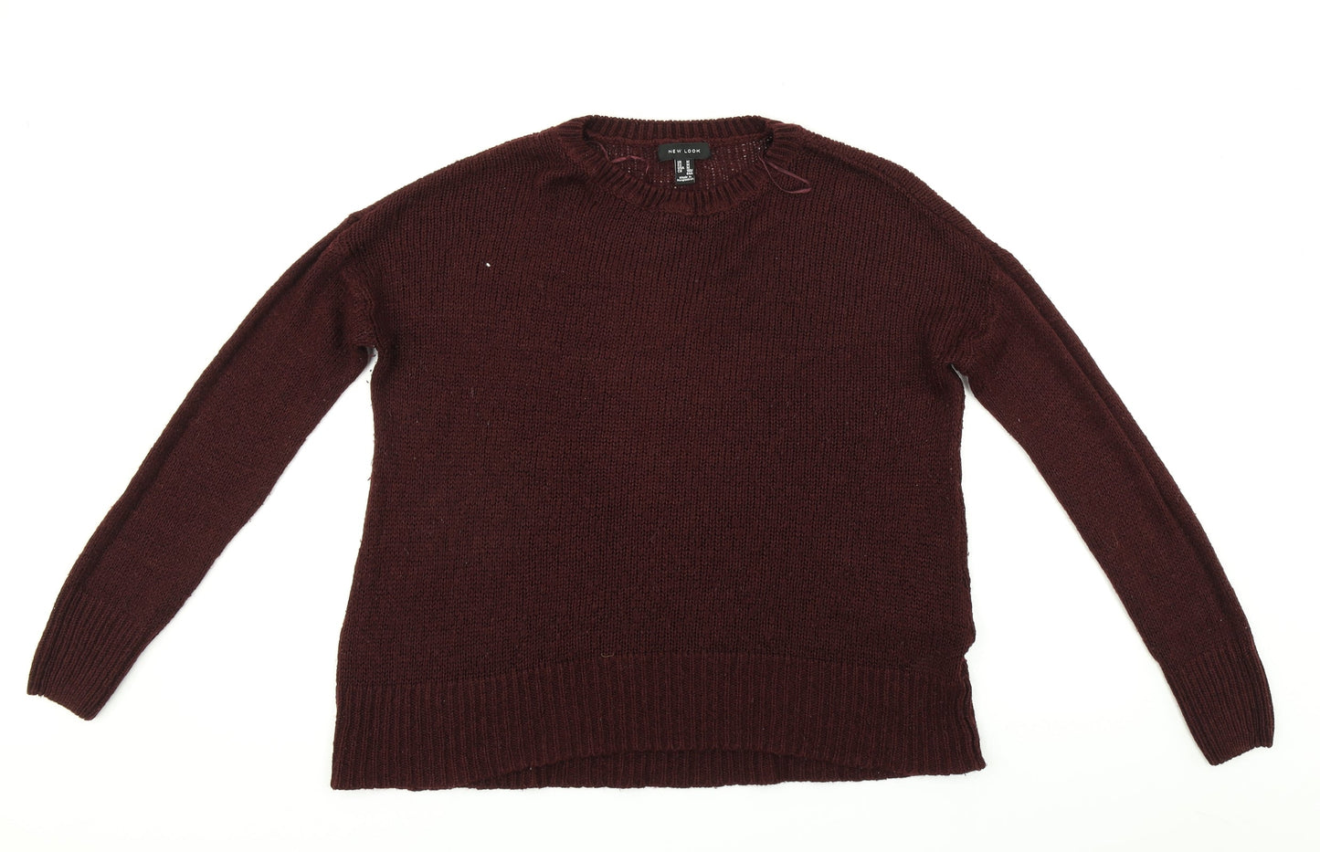 New Look Womens Red   Pullover Jumper Size M