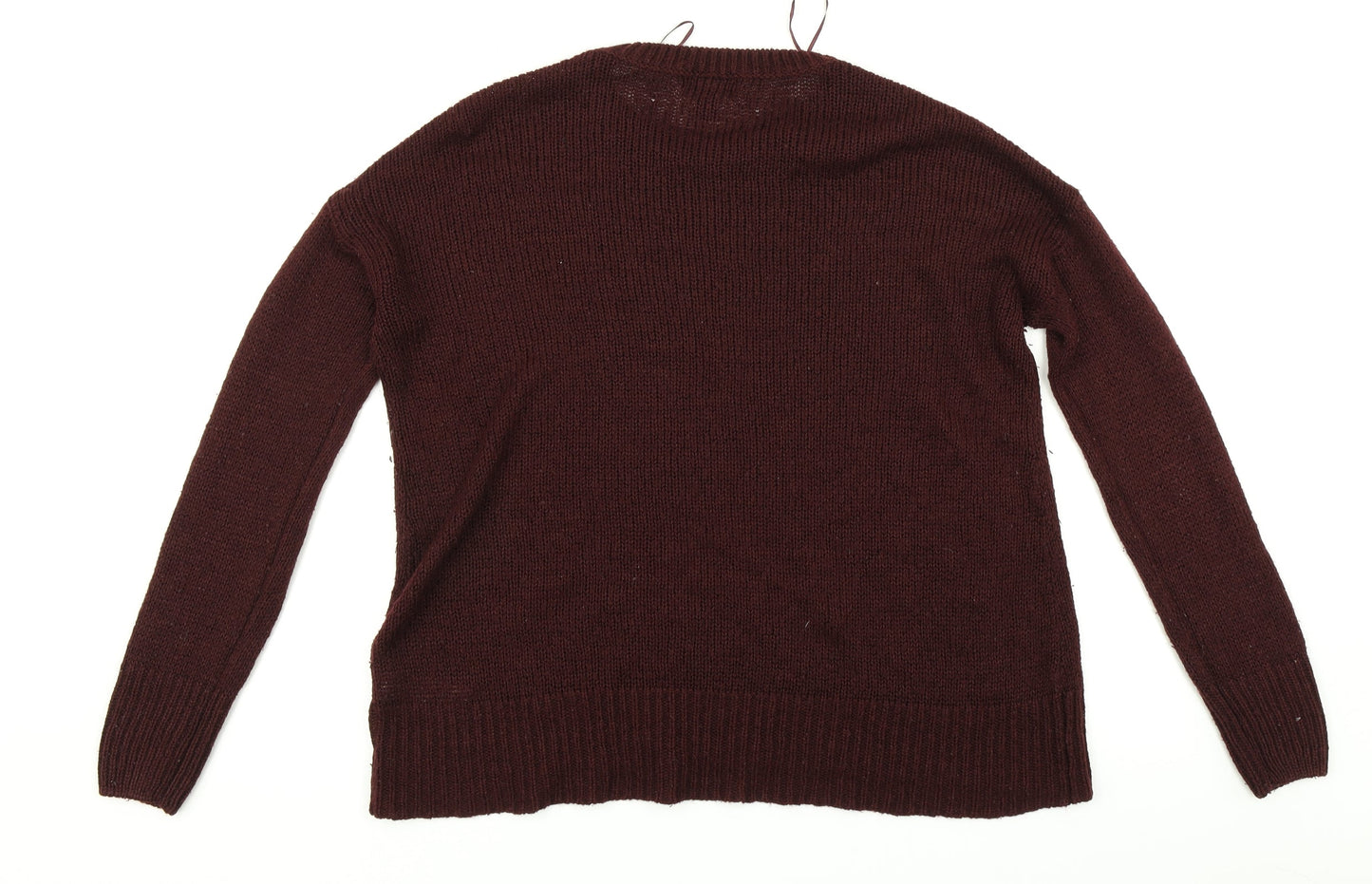 New Look Womens Red   Pullover Jumper Size M