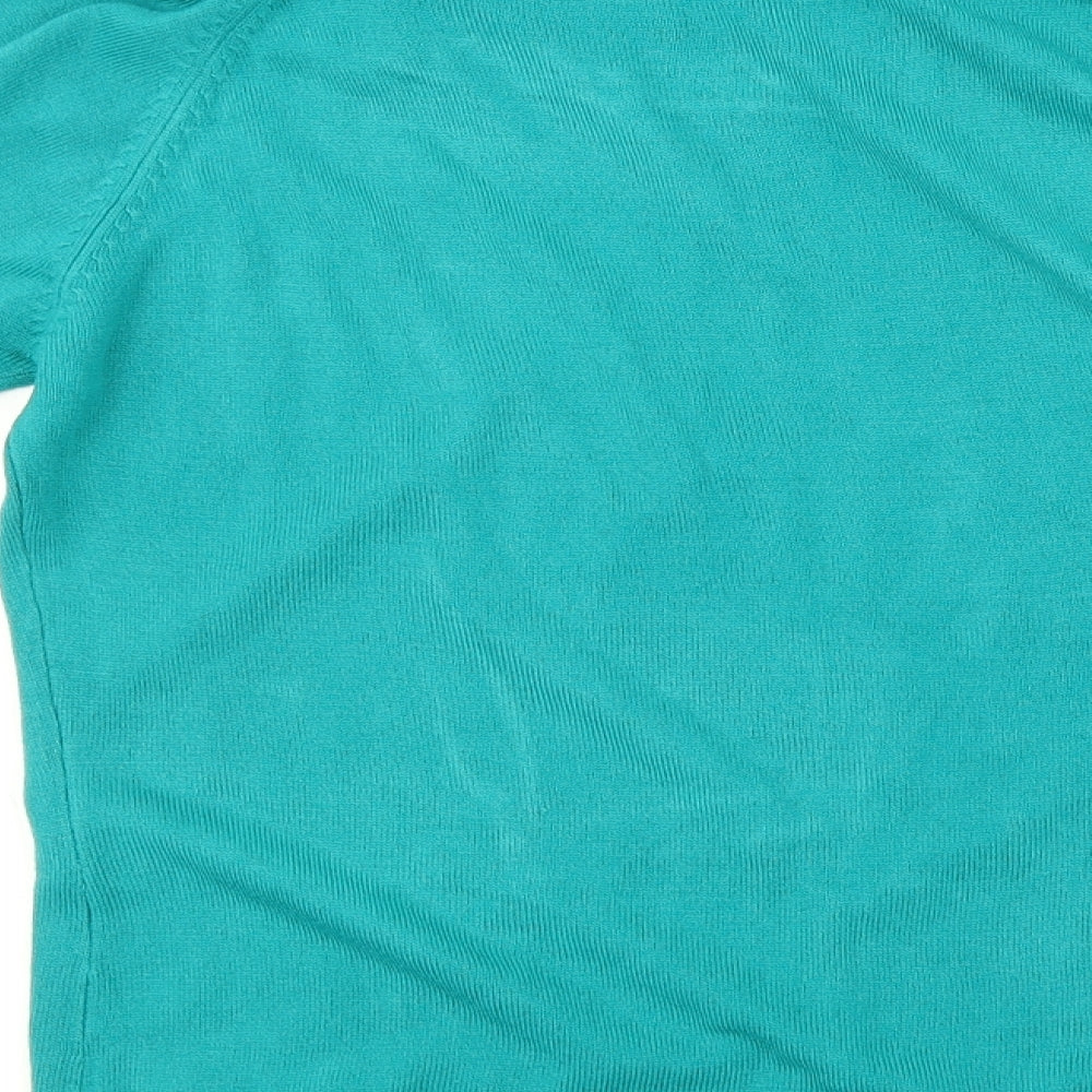 M&S Womens Green   Pullover Jumper Size 14