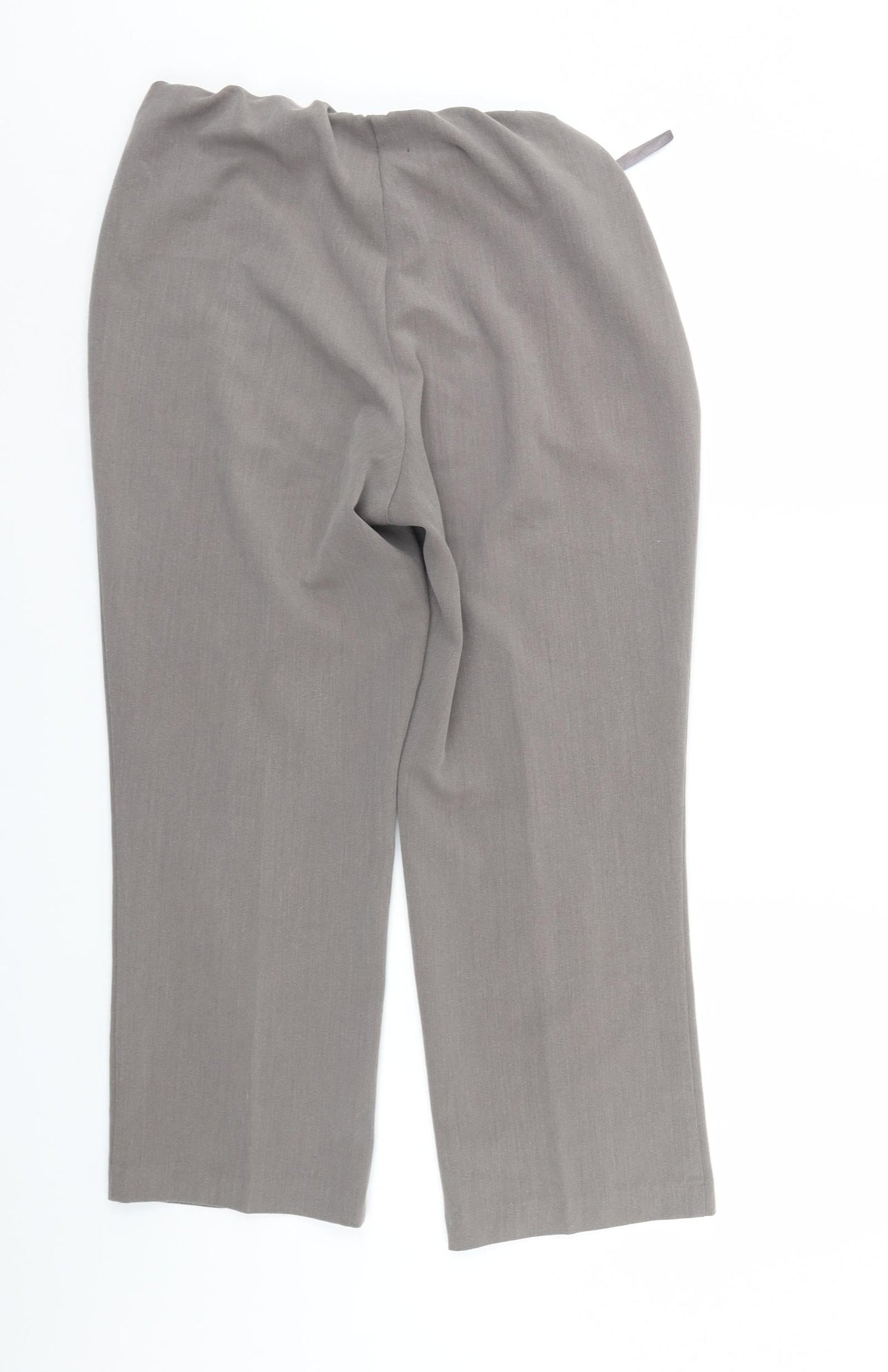 Classic Womens Grey   Cropped Trousers Size 12 L26 in