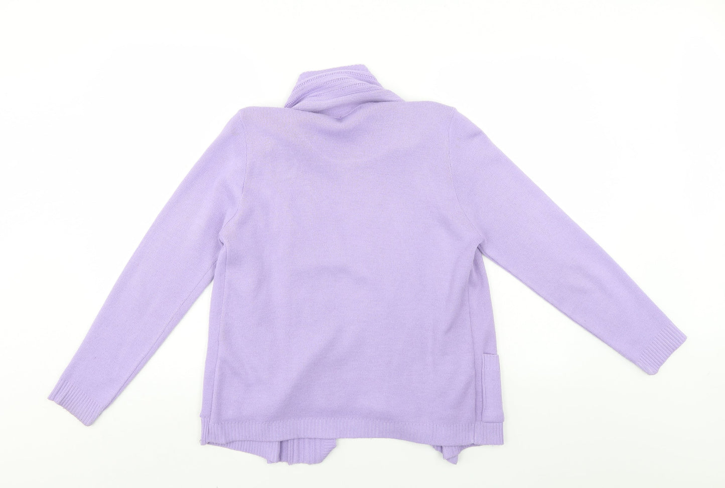 ViVi Womens Purple Striped  Henley Jumper Size 4