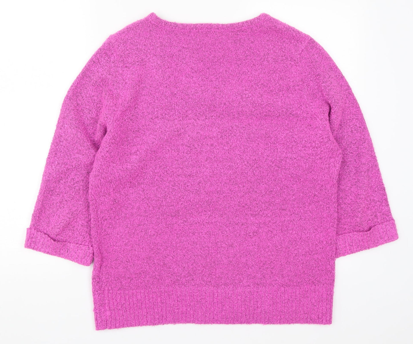 M&Co Womens Pink  Knit Pullover Jumper Size 16