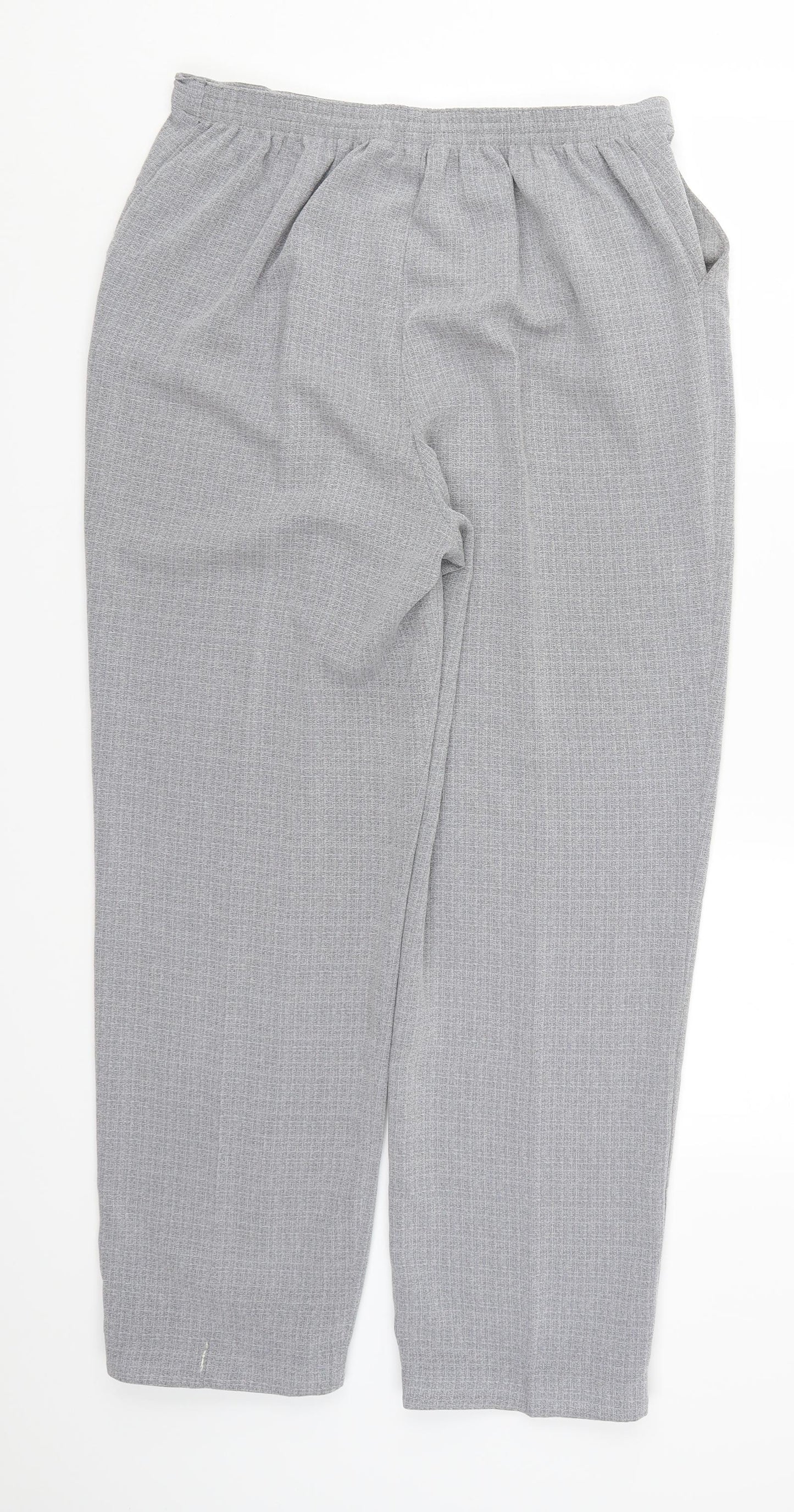 Ellie Louise Womens Grey   Trousers  Size 14 L28 in