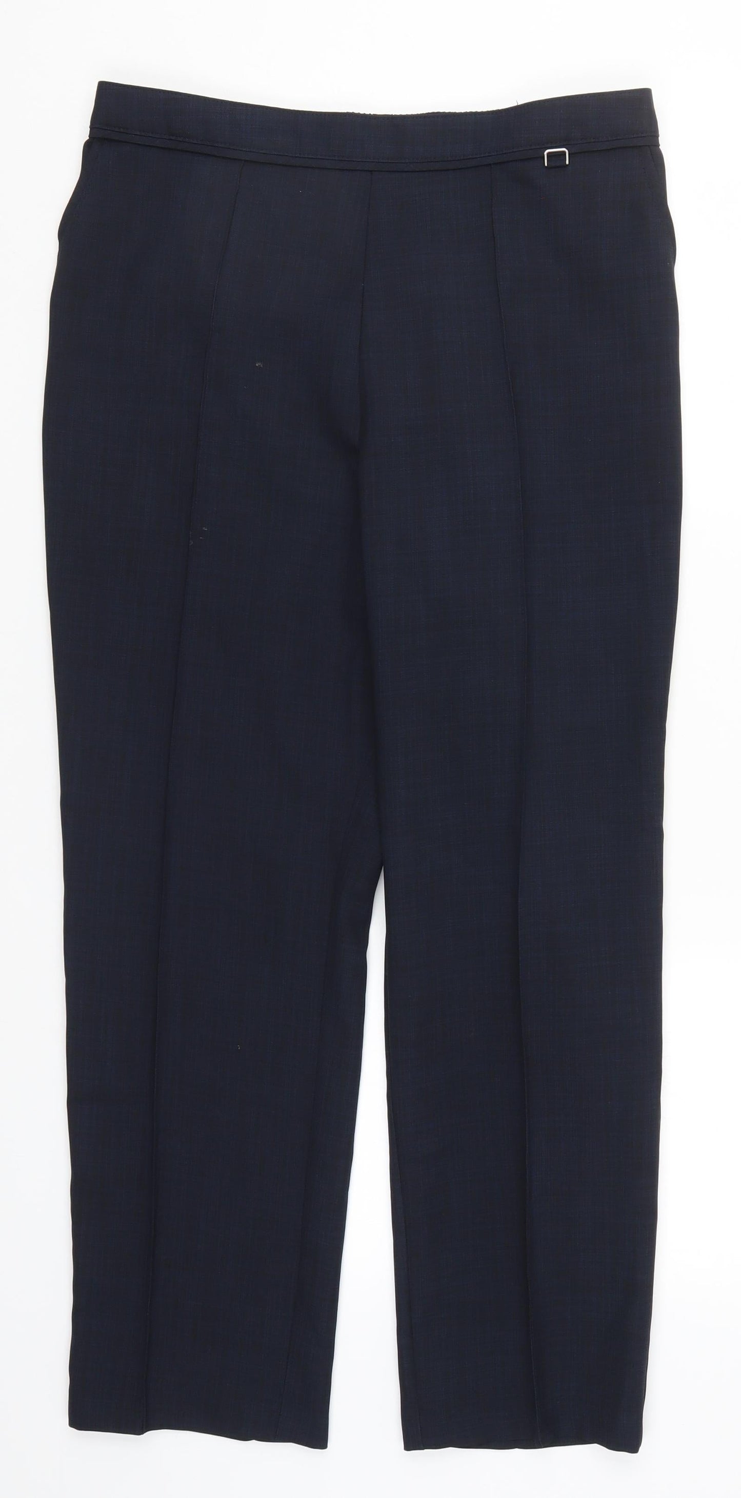 Marks and Spencer Womens Blue   Trousers  Size 12 L26 in