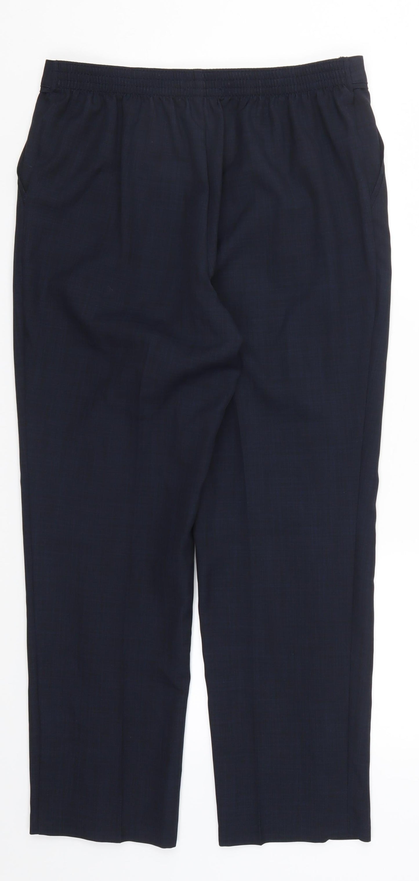 Marks and Spencer Womens Blue   Trousers  Size 12 L26 in