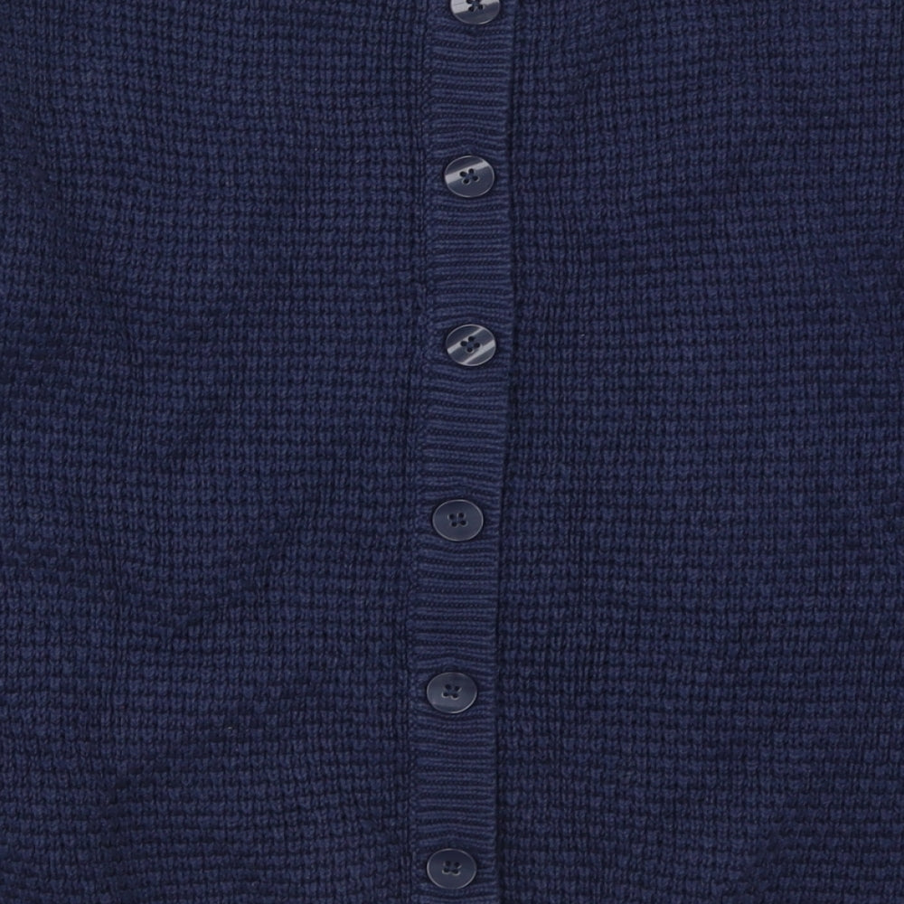 M&Co Womens Blue  Knit Pullover Jumper Size 12