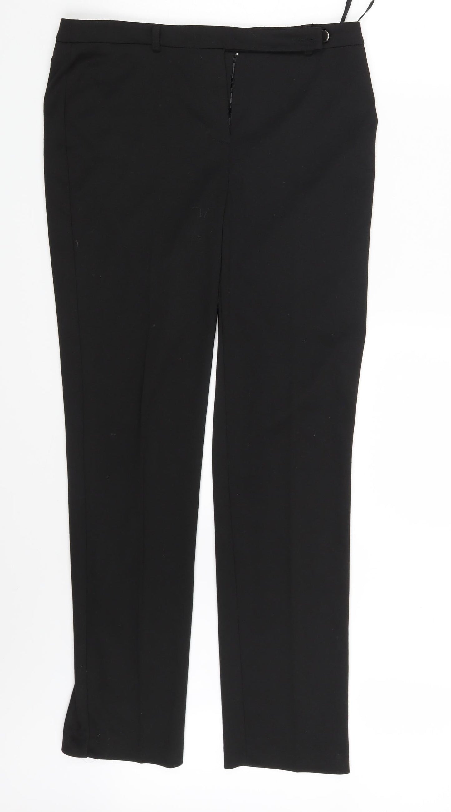 Very Womens Black   Dress Pants Trousers Size 10 L27 in