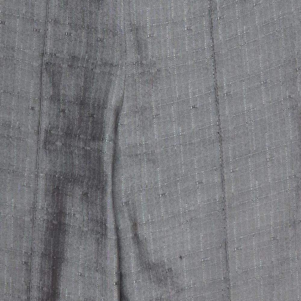 Preworn Womens Grey   Dress Pants Trousers One Size L26.5 in
