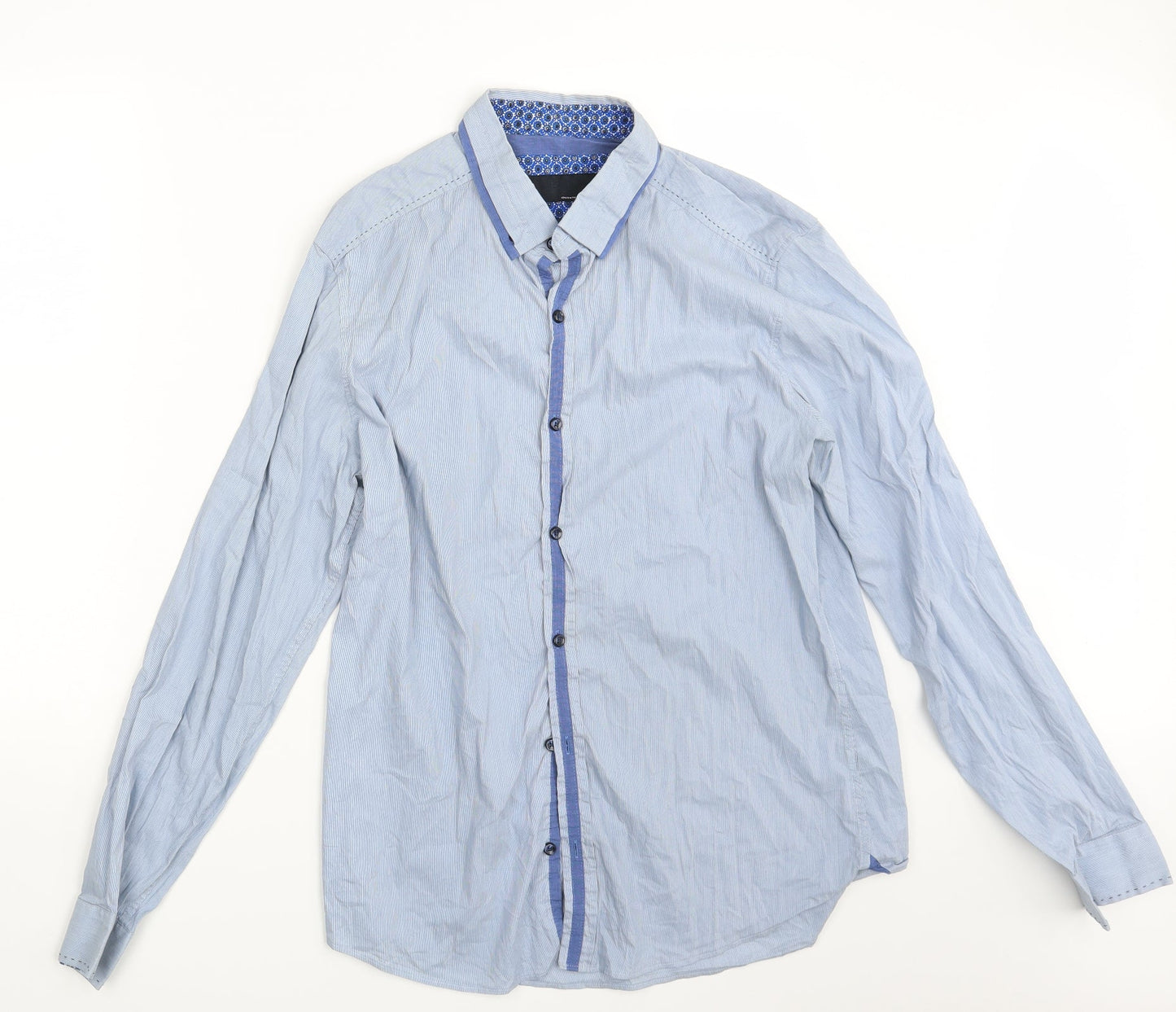 NEXT Mens Blue    Button-Up Size L
