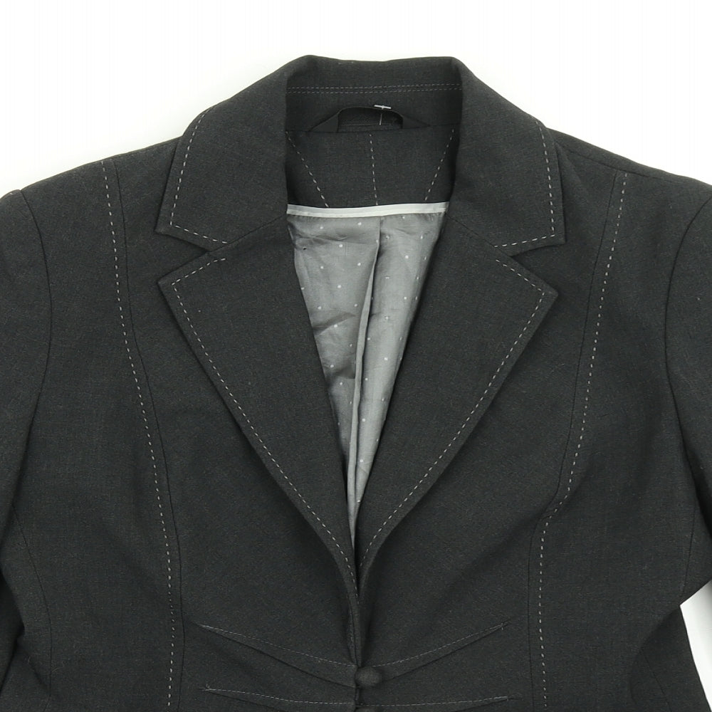 Marks & Spencer Womens Grey   Jacket Blazer Size 10