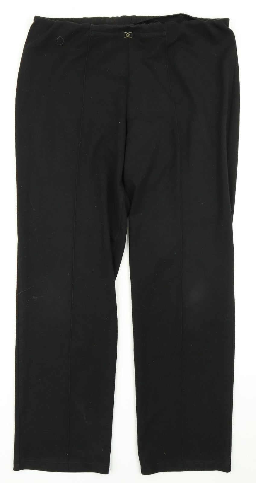 Marks & Spencer Womens Black   Dress Pants Trousers Size 14 L26 in