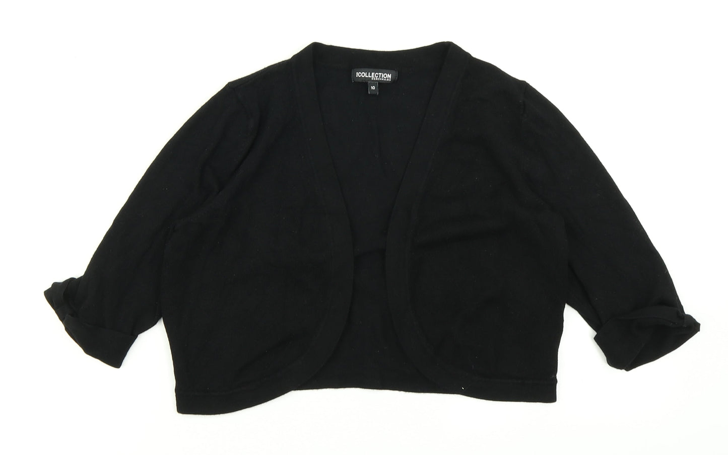 The Collection Womens Black  Knit Cardigan Jumper Size 10