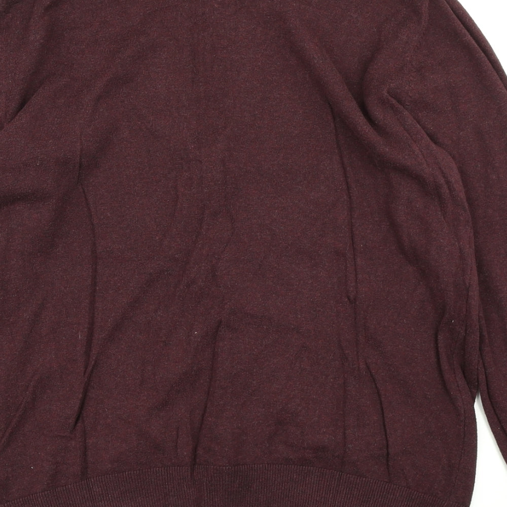 Gap Womens Purple  Knit Cardigan Jumper Size L