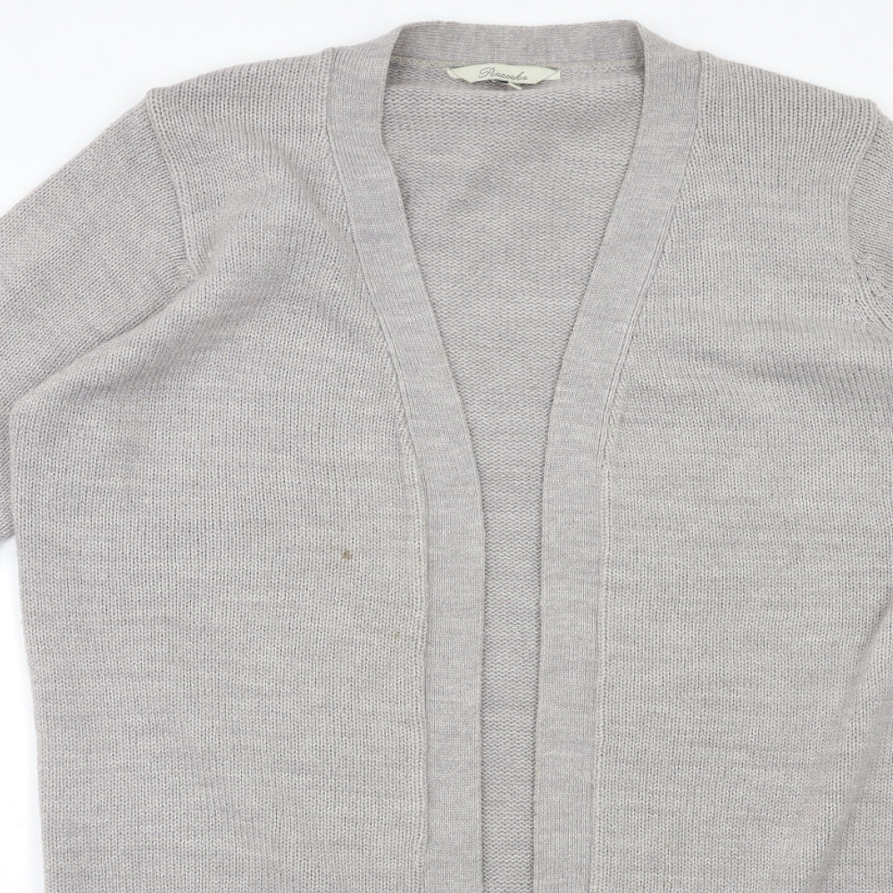 Peacocks Womens Grey  Knit  Jumper Size L