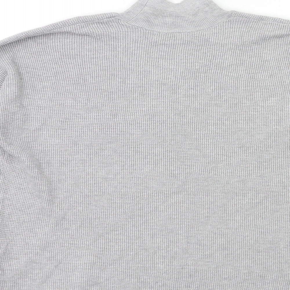 PAYTON PRIMROSE Womens Grey  Knit Pullover Jumper Size M