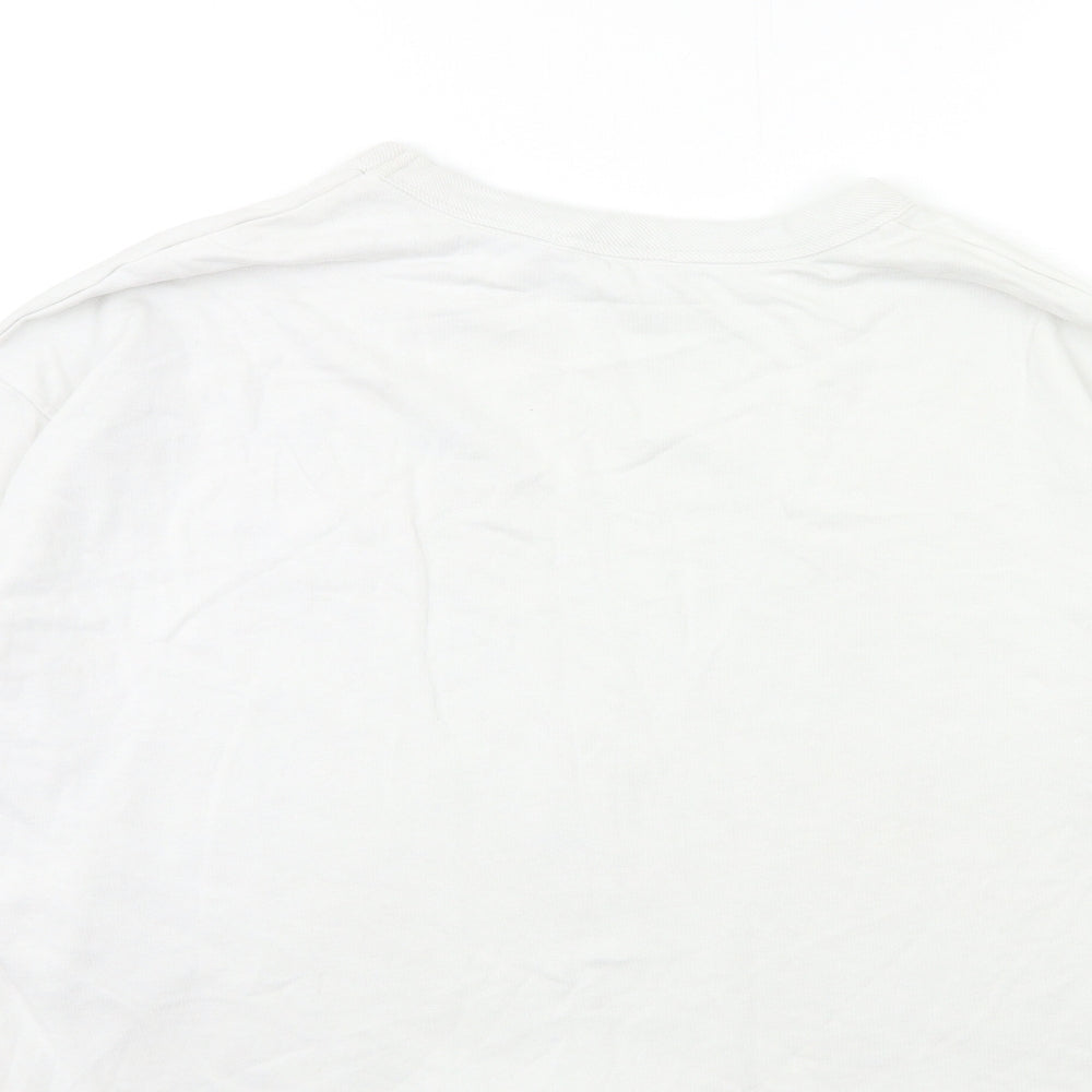 TU Womens White   Pullover Sweatshirt Size 18