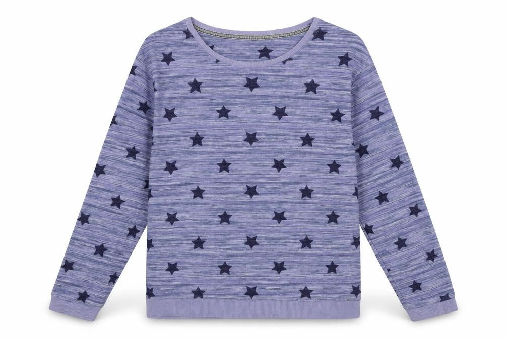 Marks and Spencer Womens Blue Striped Jersey Top Pyjama Top Size 8
