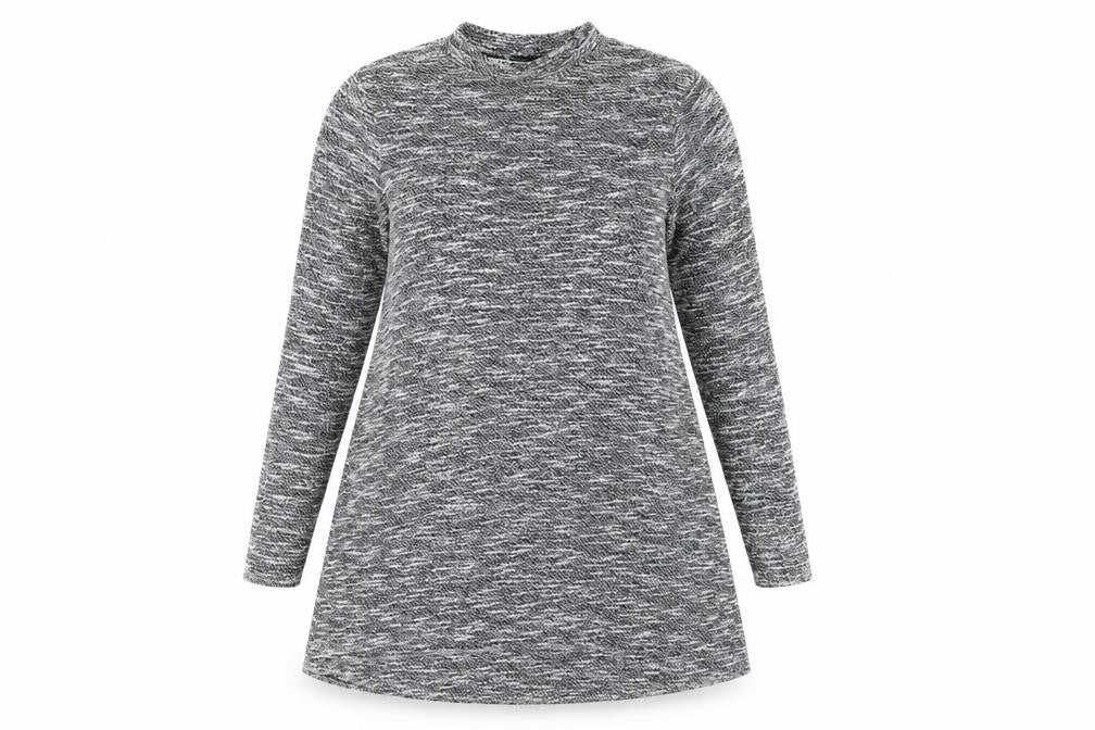 River Island Womens Grey  Jersey Skater Dress  Size 10